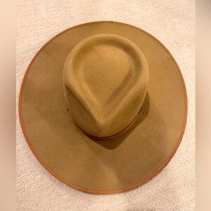 Lack of Color Teak Rancher 100% Wool Wide Brim Hat 55cm Small